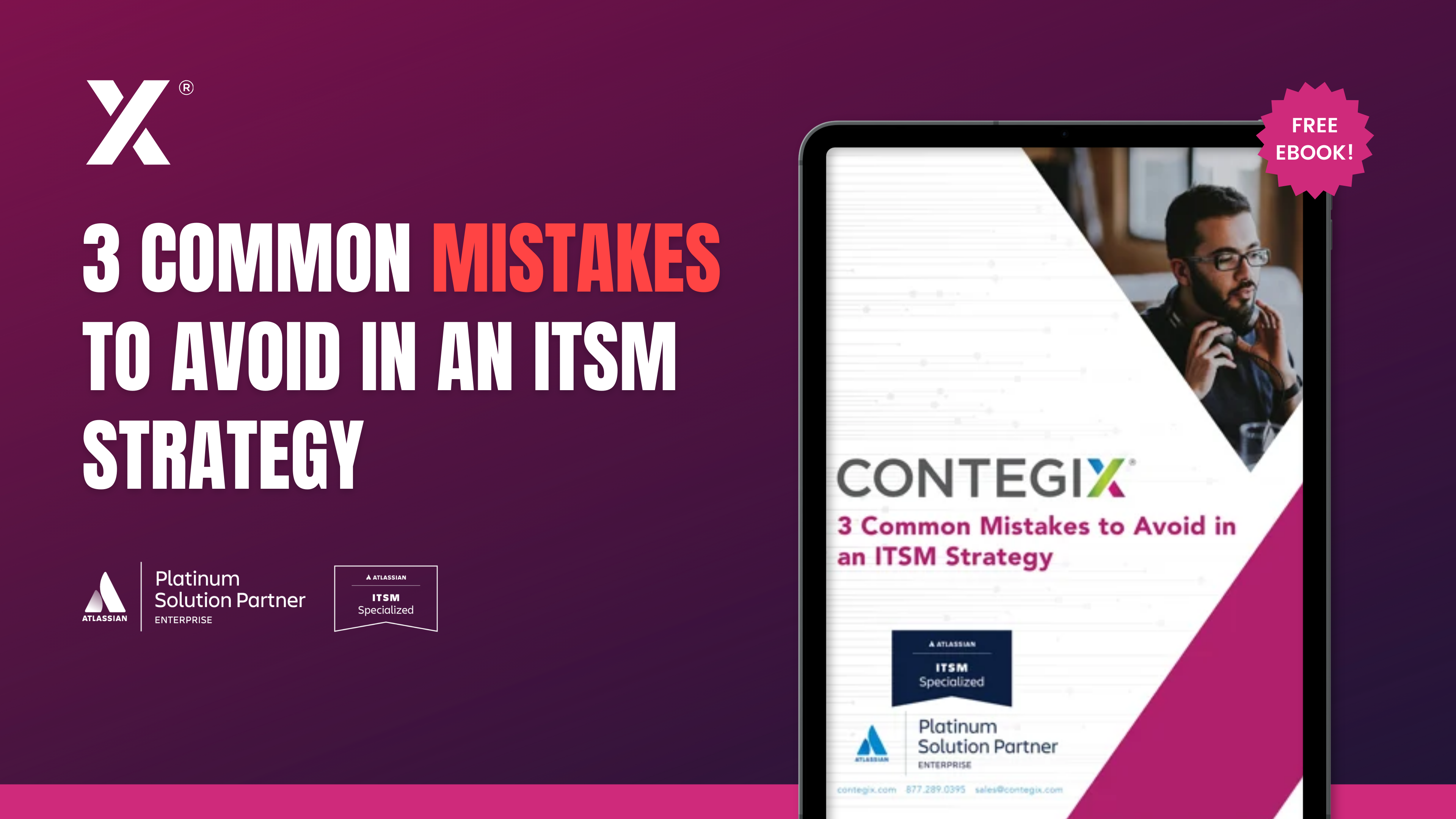 Itsm Networking Problems 3 Common Mistakes to Avoid in an ITSM Strategy eBook | Contegix